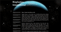 Desktop Screenshot of bioplasticsinternational.com